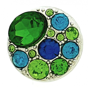 Druk Knoop 20mm Crystal 