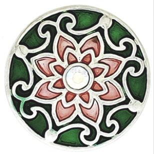 Druk Knoop Emaille Mandela