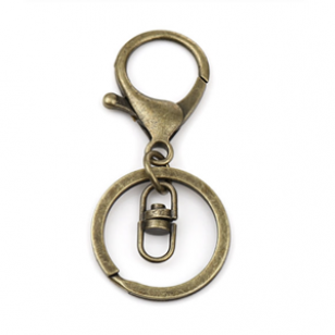 Sleutelhanger Brons 70x30mm