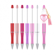 Kralenpen 6 stuks Roze