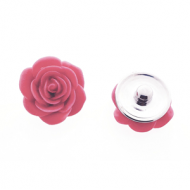 Druk Knoop Roos Rose 18mm