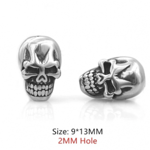 Kraal RVS Skull 13x9mm