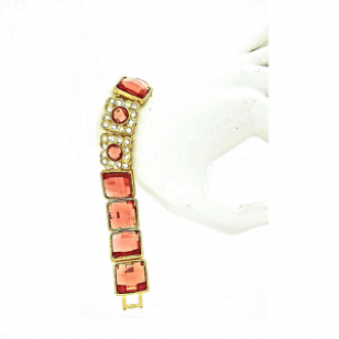 Collier Set bezet Swarovski 