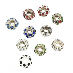 Kraal Massief met strass-stenen