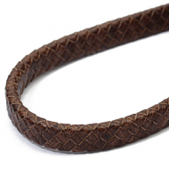Leer-gevlochten-10x5mm-Vintage