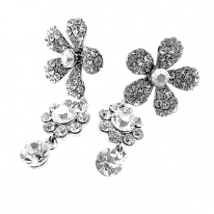 Collier Set bezet Swarovski 