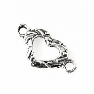 Tussenstuk Hart 16x9mm