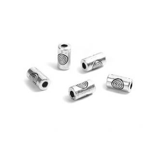 Kraal Buis spiraal 6x3mm 25x