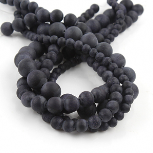 Kralen Zandsteen Frosted 4mm