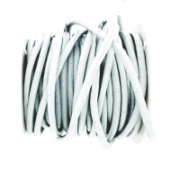 Leer Koord 3mm Pastel Blue