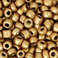 Rocailles 4mm Red Gold Metallic