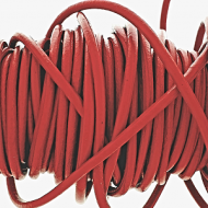 Leer Koord Rood 3mm