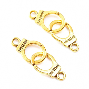 Tussenstuk Handboeien Goud