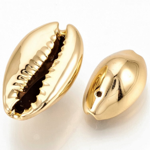 Kauri Schelp Goud 22mm