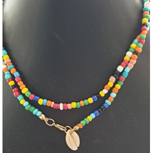 Ketting Rocailles Schelp 