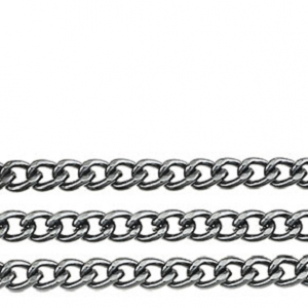 Losse Ketting 6x4mm Nickel