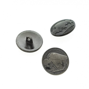 Knoop Black Buffel Ox 20mm