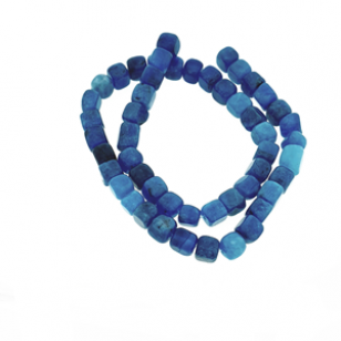 Kralen 8x8mm Blauw Apatite 50x