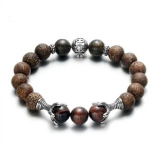 Armband Edelsteen Fossiel Rvs