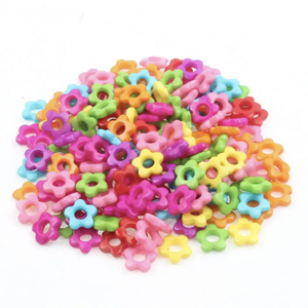 Kralen Acryl Bloem 13mm 50stuks