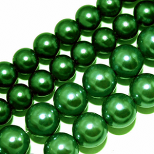 Glasparel Kralen Groen 10mm 85x
