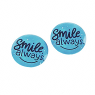 Plaksteen Glas 14mm Smile