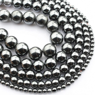 Kralen Hematiet 6mm Antraciet 63x