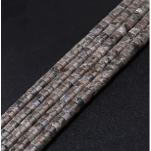 Kralen Labradoriet 6x3mm Bruin