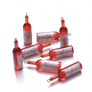 Bedel Resin Wijnfles Rose