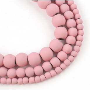 Kralen Hematiet 6mm Pink