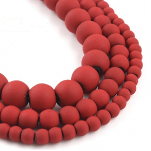 Kralen Hematiet Rood 6mm