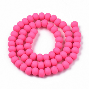 Kralen Polymeer 6mm Hotpink