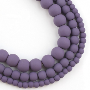 Kralen Hematiet 6mm Paars