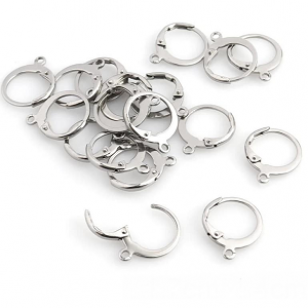 Oorbellen Hoop Rvs per paar