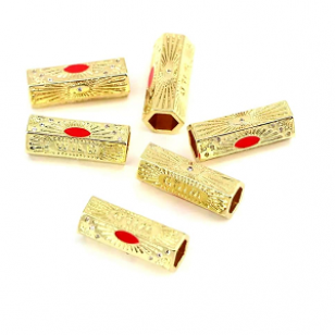 Kraal 22x10mm Goud Wild 