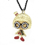 Ketting Meisje Bril Goud