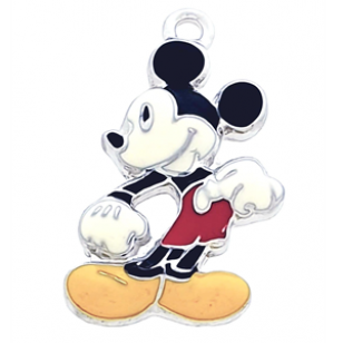 Bedel Emaille Mouse 30x16mm