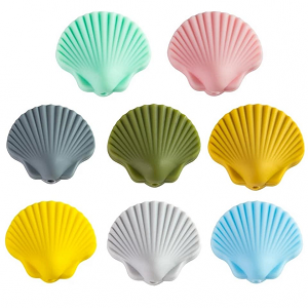 Siliconen Kraal Schelp 30x25mm