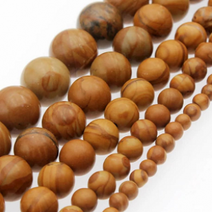 Kralen Wood Jasper 6mm