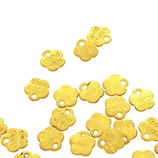 Bedel Bloem Goud Handmade