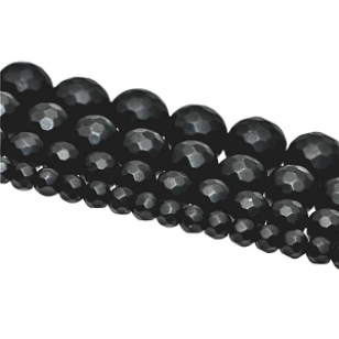 Kralen Onyx Facet Mat 10mm