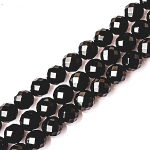 Kralen Onyx  Facet 10mm