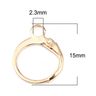 Oorbellen Hoop KC 15x12mm