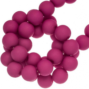 Kralen Glas Soft Purple 6mm