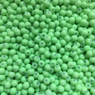 Glaskralen Rubber 4mm Groen