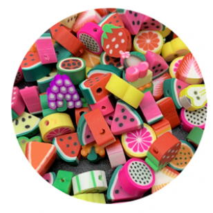 Kralen Fruit Mix Polymer 30x