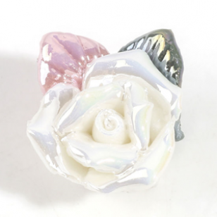 Kraal Roos Ceramic Wit