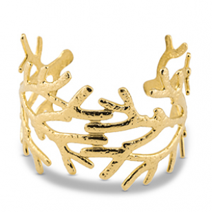 Armband RVS Koraal Goud