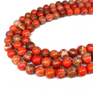 Kralen Jasper Rood 8mm