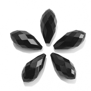 Kraal Teardrop Black 20x10mm
